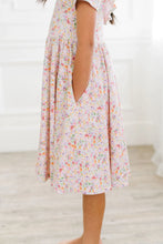 Load image into Gallery viewer, Harlow Dress in Watercolor Bloom
