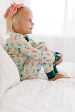 Load image into Gallery viewer, 2 Piece Kids Bamboo Pajama Set in Ornament