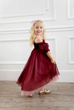 Load image into Gallery viewer, Everly Dress in Plum Ombre