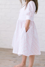 Load image into Gallery viewer, Puff Dress in Pink Picnic 