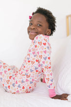 Load image into Gallery viewer, 2 Piece Bamboo Pajama Set in Heart Felt
