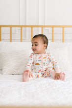 Load image into Gallery viewer, Bamboo Baby Pajama Zippy in Turkey Time