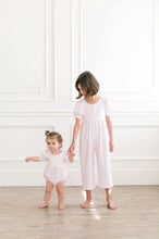 Load image into Gallery viewer, Puff Romper in Pink Picnic