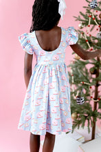 Load image into Gallery viewer, Olivia Twirl Dress in Snow Globe