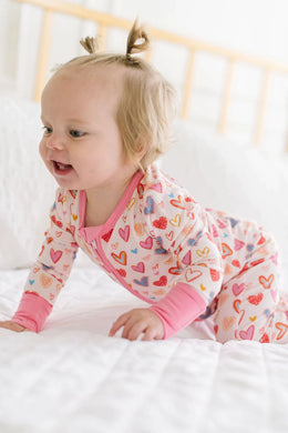 Baby Pajama in Heart Felt