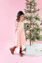 Load image into Gallery viewer, Puff Dress in Scarlet Plaid