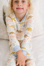 Load image into Gallery viewer, 2 Piece Bamboo Pajama Set in Dainty Dinos