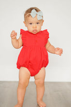 Load image into Gallery viewer, Betsy Romper in Scarlet