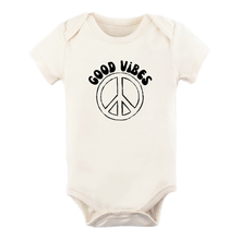 Load image into Gallery viewer, Good Vibes Organic Baby Bodysuit