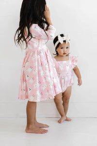 Emile Dress in Girly Ghost