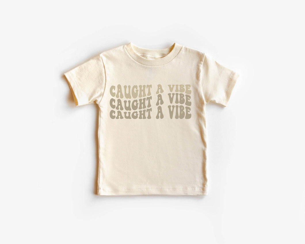 Caught A Vibe Kids Tee / Olive