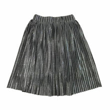 Load image into Gallery viewer, Metallic Charcoal Midi Skirt