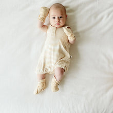 Load image into Gallery viewer, Organic Cotton Romper - Dune Stripe